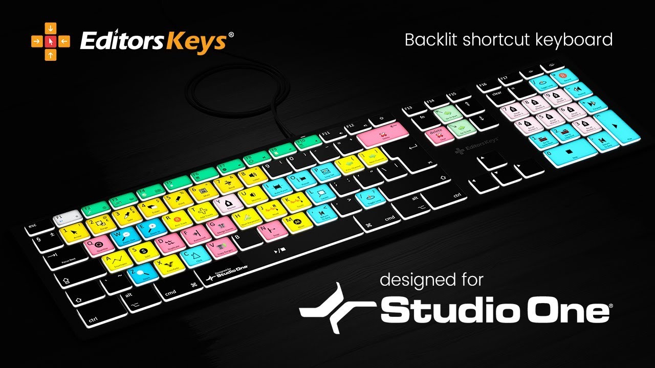 studio one keyboard shortcuts